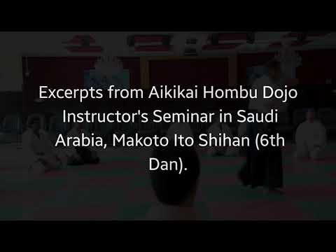 With Aikikai Hombu-Dojo Instructor (Makoto Ito Shihan)