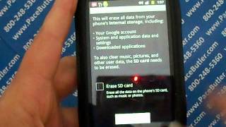 Casio GZone Commando - Erase Cell Phone Info - Delete Data - Master Clear Hard Reset.MOV
