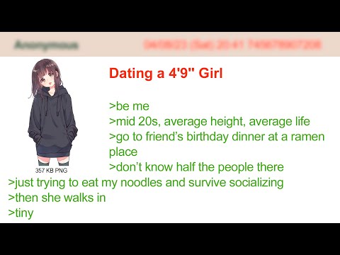 Tall Anon Falls in Love with a Small 4'9 Girl | 4Chan Greentext Stories