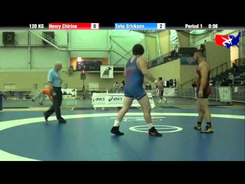 Henry Chirino vs. Toby Erickson at 2013 ASICS University Nationals - GR