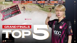 PGC 2025 グランドファイナル Top 5┃PUBG Esports