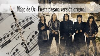 Partitura Mägo de Oz- Fiesta pagana versión original Oboe
