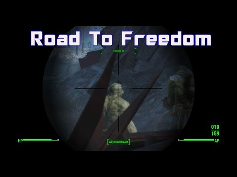 Fallout 4: Road to Freedom Walkthrough - Follow the Trail! (60 fps)