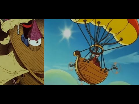 Tanoshii Mūmin Ikka - Snork's Flying Ship Theme (Two Versions)