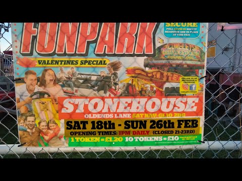 Stonehouse funfair vlog. John Coneley 19/2/2023