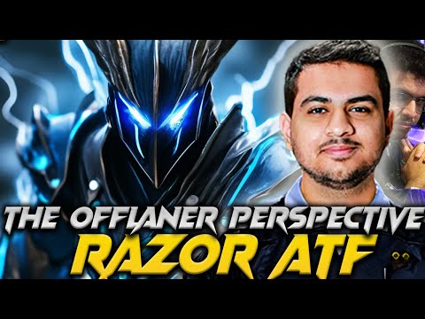 ATF Razor The Offlane - Dota 2 Pro Gameplay New Patch 7.36C