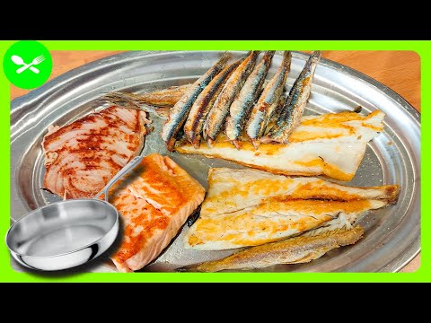 Cocinar PESCADO en SARTEN de ACERO INOXIDABLE ▶ SIN QUE SE PEGUE ✅