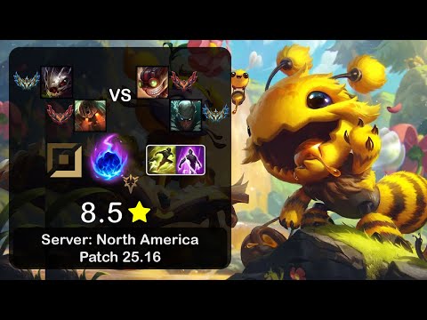Kog'Maw APC + Nautilus vs Ziggs + Pyke - NA Challenger - Patch 25.16