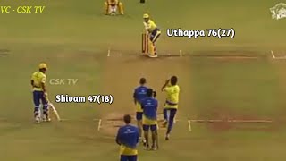 IPL 2022 - CSK Practice Match 2022 l Uthappa Batting, KM Asif Bowling l Cricket Adda