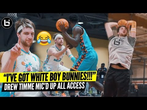 "I'VE GOT WHITE BOY BUNNIES!" Drew Timme Mic'd UP at Ballislife All American!
