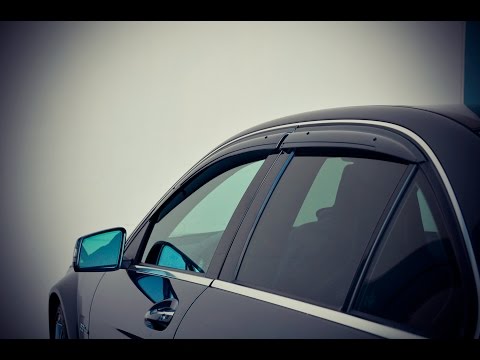 WellVisors window visor installation video Mercedes-Benz W204 C-Class 08-14