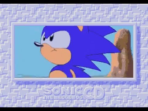 Sonic CD: Title Screen & Japanese Sega CD Opening