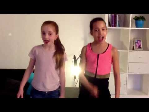 Eerste try out roar na 30 min les. Ze leren snel. Cute.