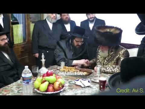 Viznitz Rebbe visiting Zvhil Rebbe - Kislev 5778