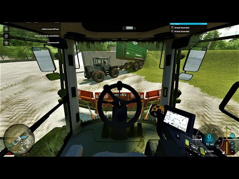 FS22 Manager Mode: Filling big Maize Silage Silos with Autodrive and Courseplay