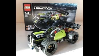 LEGO Technic Зеленый гоночный автомобиль (42072) - відео 3