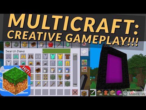MultiCraft- Build and Mine: CREATIVE Gameplay!! (EPIC)| The Crafting GamerZ - YouTube