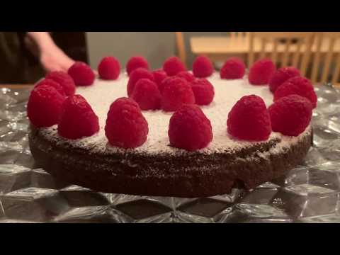 Baking a Flourless Chocolate Cake Today!