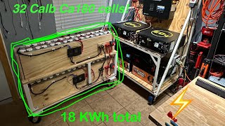 Pt 2 48v Lifepo4 Battery Build 18Kwh For Solar Storage Off grid Calb ca180 cells