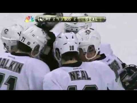 Pittsburgh Penguins At Boston Bruins Highlights 4/3/12