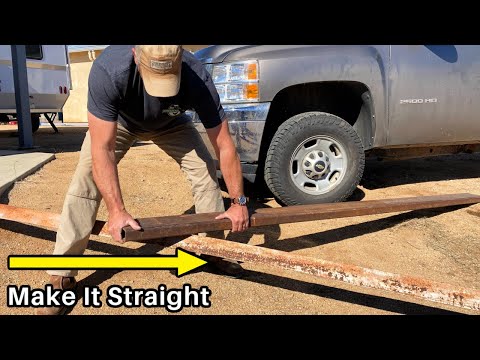 How to Straighten Bent Steel - The Redneck Engineering Method