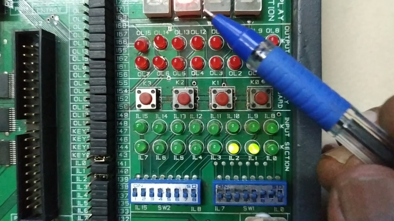 VLSI Hardware Pract - BCD to 7 Segment Decoder implementation on FPGA