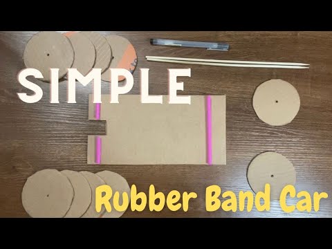 How to Make Rubber Band Car (Simple and Easy)