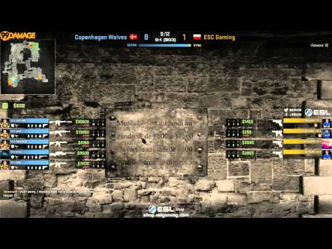 CPH Wolves vs. ESC | Gruppe A, ESL Pro League | (de_cobblestone) Map 2