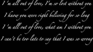 Air Supply - I&#39;m All Out Of love