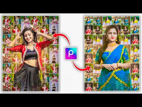 Mosaic Photo Editing in Mobile || PicsArt New Photo Editing in Telugu