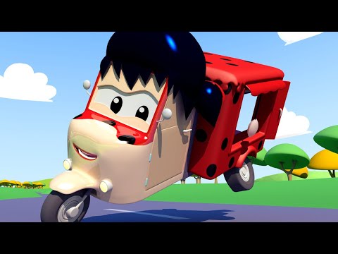 SlastiČarski Auto Carrie je Čudesna Bubamara! - Tomova Lakirnica u Auto Gradu 🎨 l Crtići za Djecu