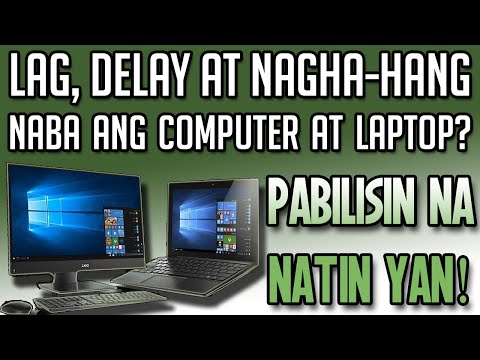 SPEED UP SLOW COMPUTER AND LAPTOP IN VERY SIMPLE STEPS (Tagalog tutorial)