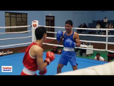 Final 55 Kg Chandra Bdr. Thapa (Npc) vs Funglang Kambang (H2o) Talant Hunt-II Boxing Tournament