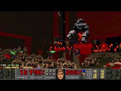 [TAS] [Freecam] Doom II - Tarachillax MAP 11 UV-MAX by Red Recluse in 33:50