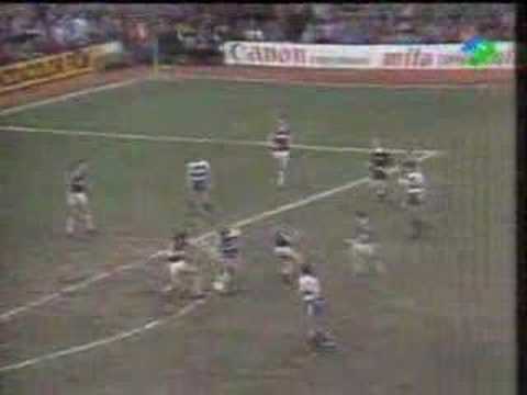 Clive Allen goal for QPR at West Ham,March 1984