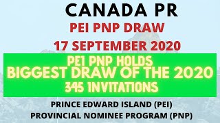 PEI PNP Holds Biggest Draw of the 2020 | 345 invitations