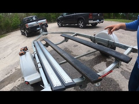 Ultimate Bunk Board install and review Boat Trailer Bunks