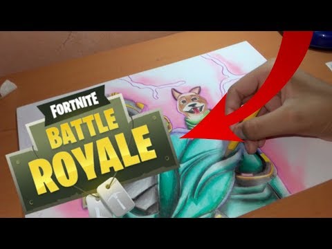 fortnite drawing dj yonder whit colors pencil como dibujar la llama de fortnite - imagenes de dibujos a lapiz de fortnite