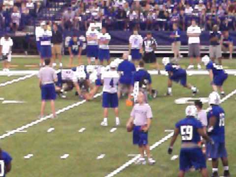 Colts first practice of season 2010