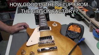 Video thumbnail for How Good is the Gibson Factory Setup?  I test a new 2023 Les Paul Tribute Guitar to see! by Manotick StringWorks