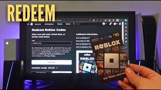 How To Redeem Roblox Gift Card On Xbox Series X/S