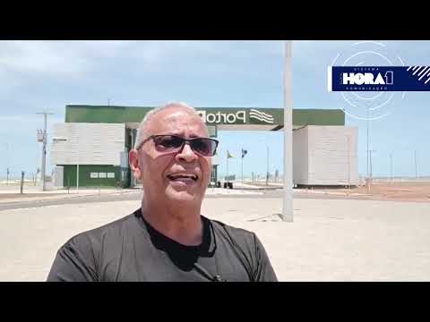 Jornalista Douglas Ferreira visita o "Porto Piauí"