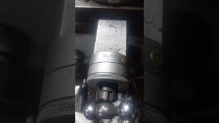 In the Workshop turning shafts