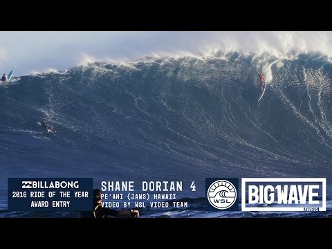 Shane Dorian at Jaws 4 - 2016 Billabong Ride of the Year Entry - WSL Big Wave Awards