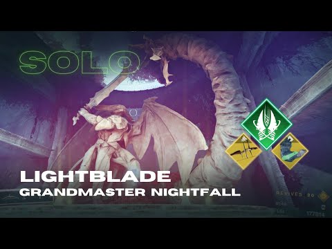 Solo Grandmaster Nightfall "Lightblade" - Strand Titan - Season of the Witch - Destiny 2