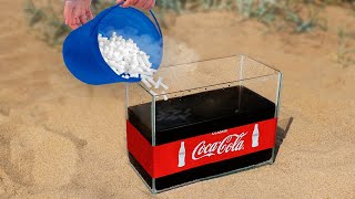 Coca-Cola and Dry Ice in the Aquarium experiment!