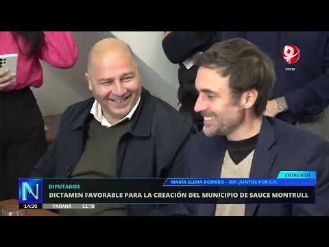 Dictamen favorable para la creación del municipio de Sauce Montrull