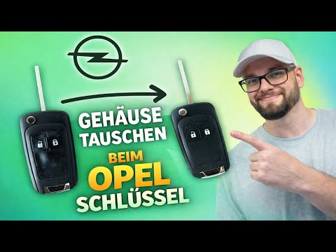 Replacing/renewing the key housing on an Opel Astra J