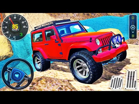 Offroad 4x4 Jeep Driver Simulator - Luxury SUV Prado Mountain Driving - Android GamePlay