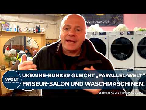 PUTINS KRIEG: Unglaubliche Unterwelt - Wie Ukrainer im Luftschutzbunker überleben | WELT Thema
